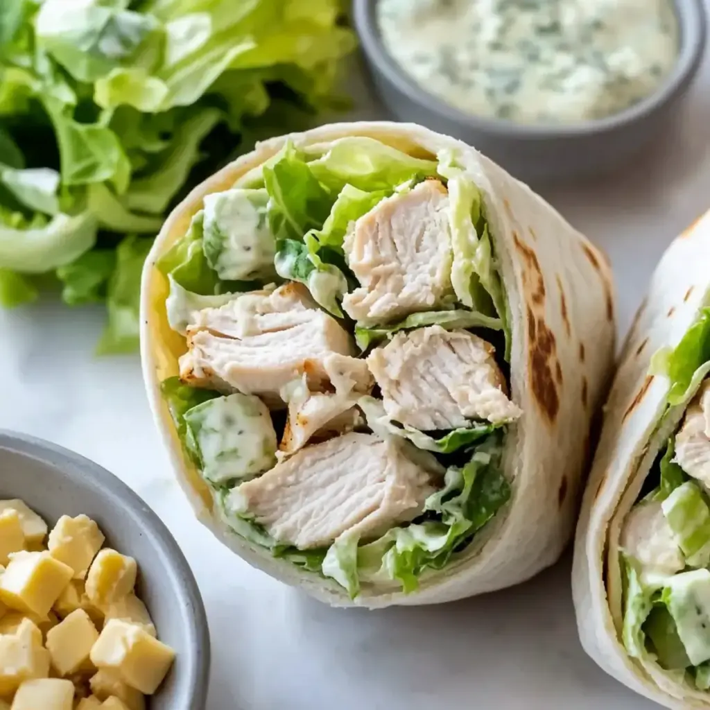 Chicken Caesar Wraps
