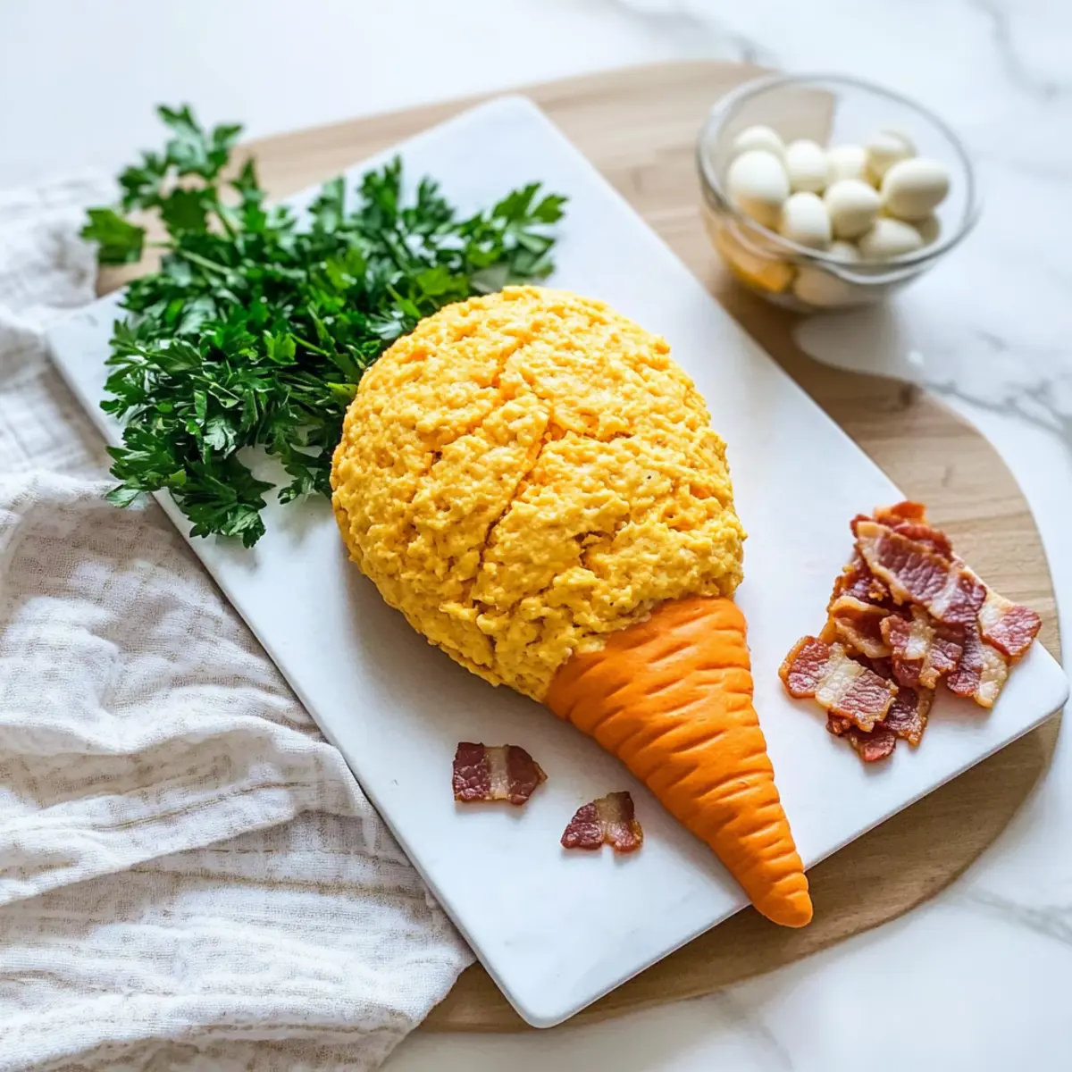 Easter Carrot Cheese Ball