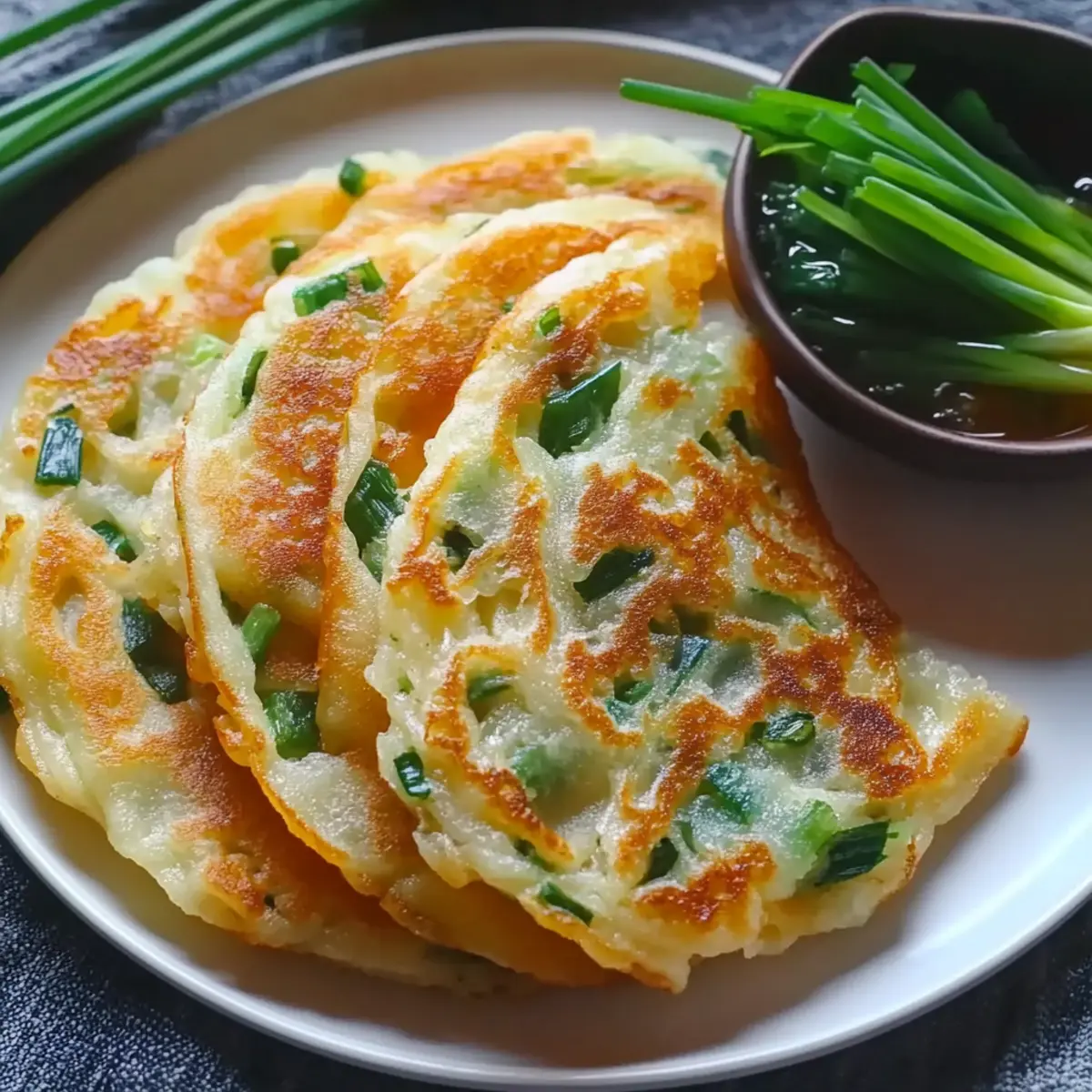 Rice Paper Scallion Pancakes
