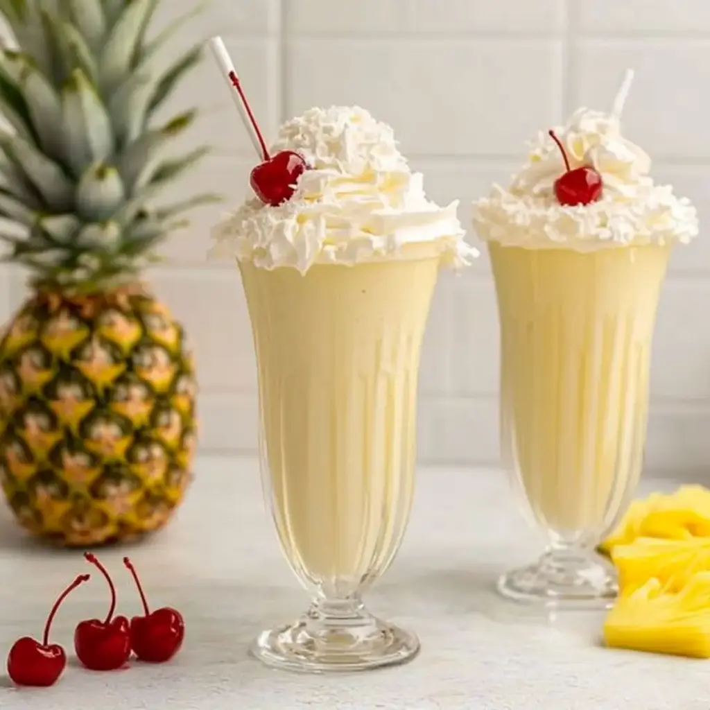Pina Colada Milkshakes