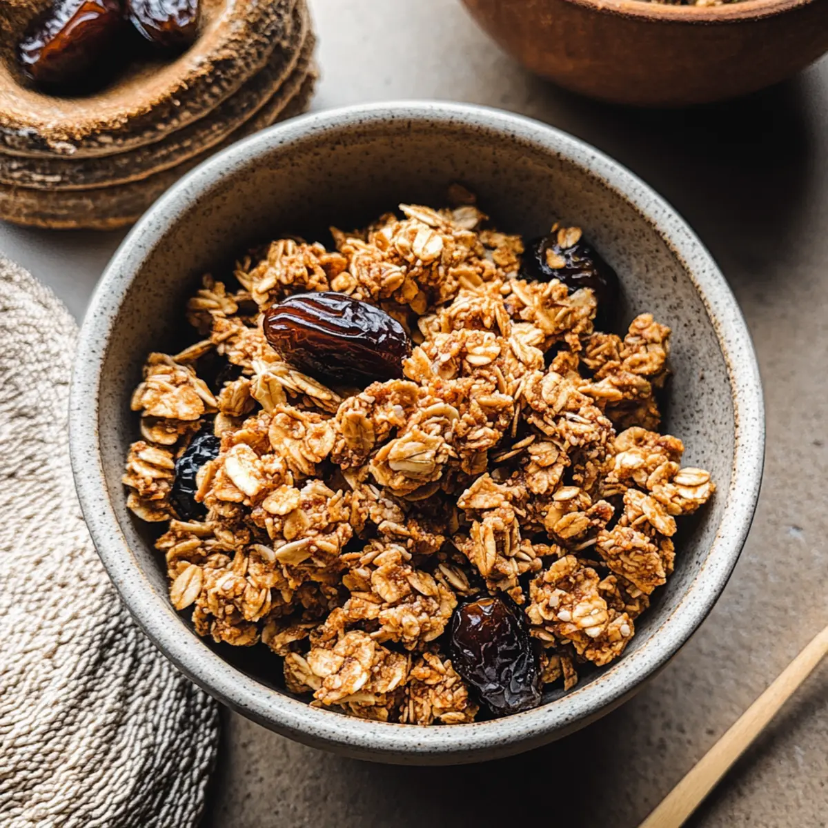 Tahini Date Granola