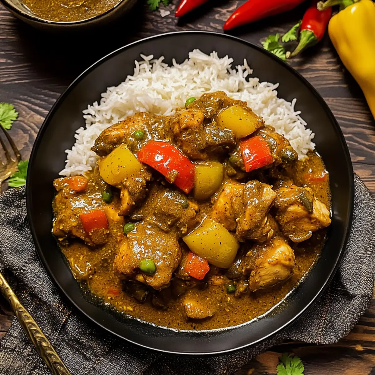 Authentic Jamaican Curry Chicken