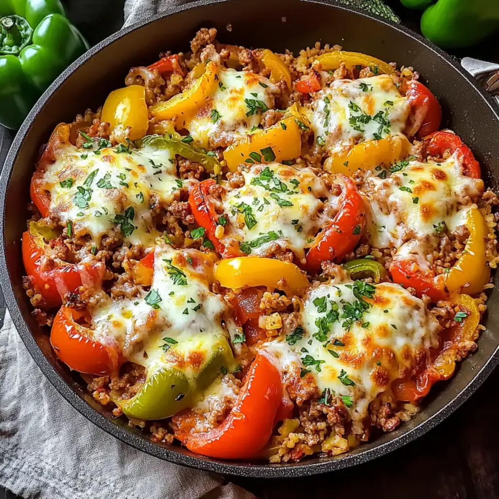Unstuffed Pepper Skillet