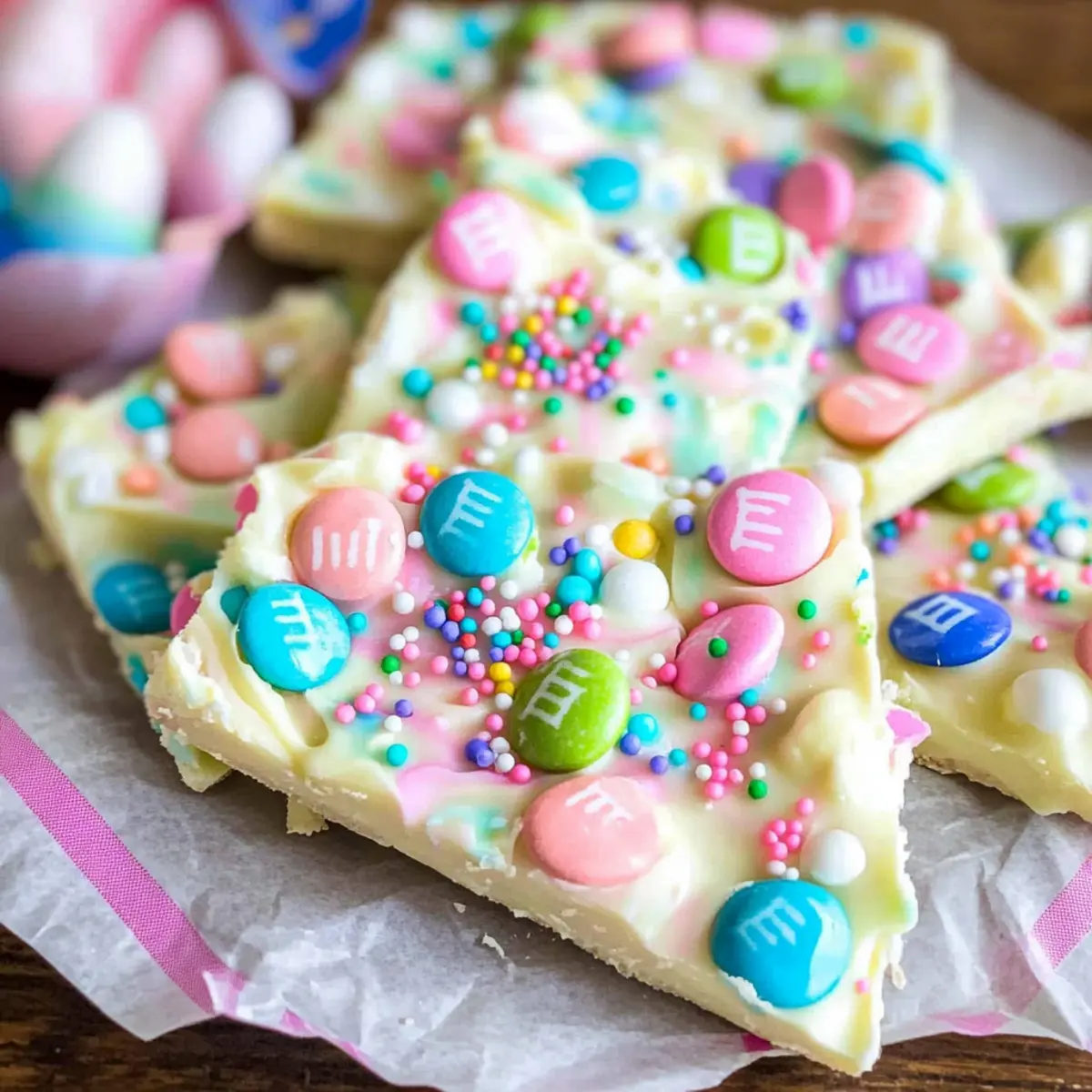Delicious White Chocolate Easter Bark for Sweet Holiday Fun