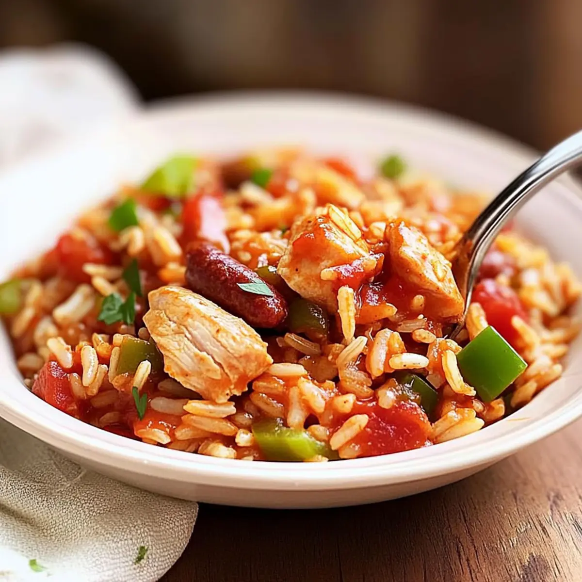 Chicken and Sausage Jambalaya