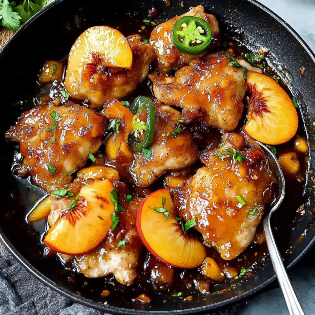 Jalapeno Peach Chicken