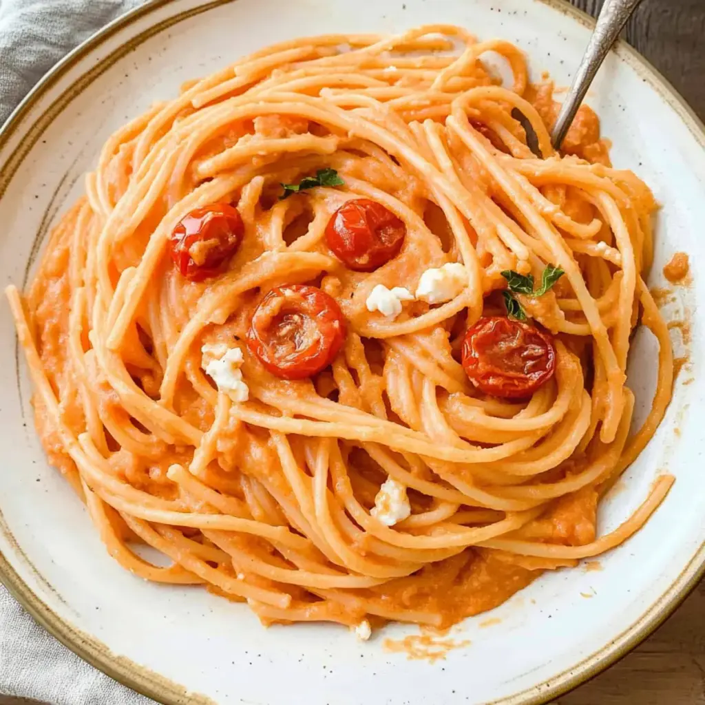 Tomato Pasta with Goat Cheese