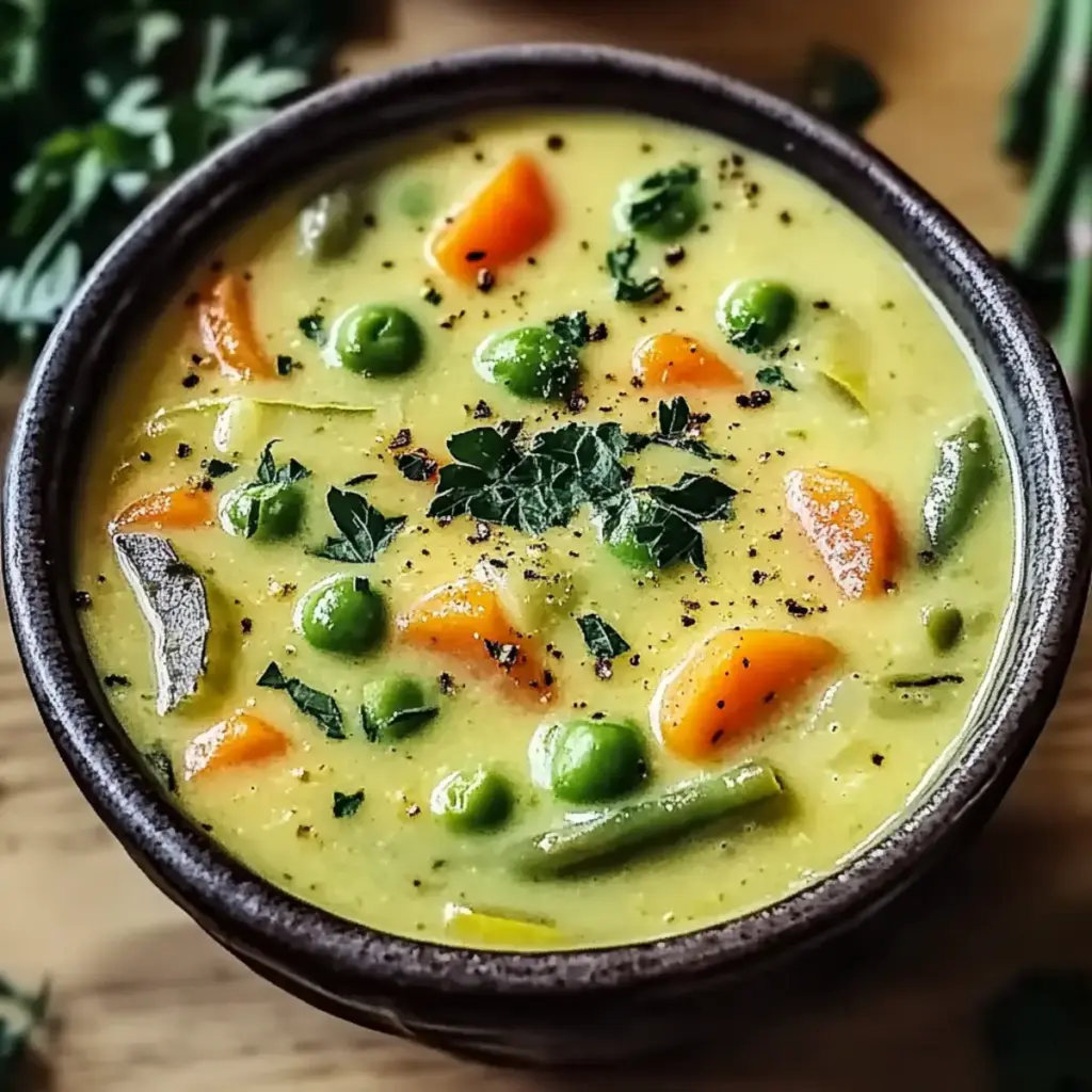 Creamy Spring Vegetable Soup