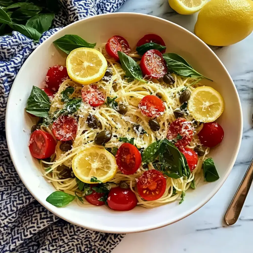 Cold Lemon Capellini Salad