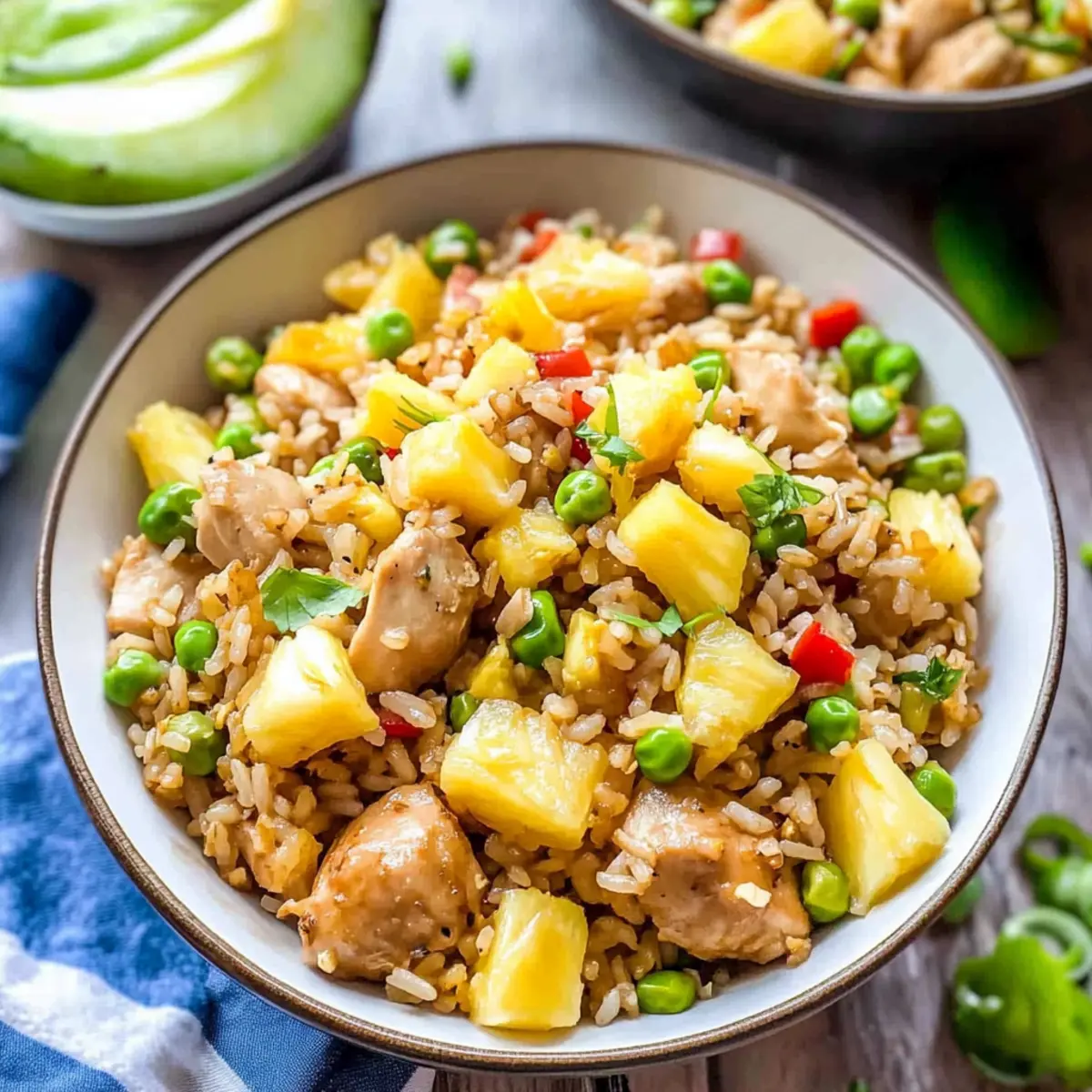 Pineapple Fried Rice with Chicken