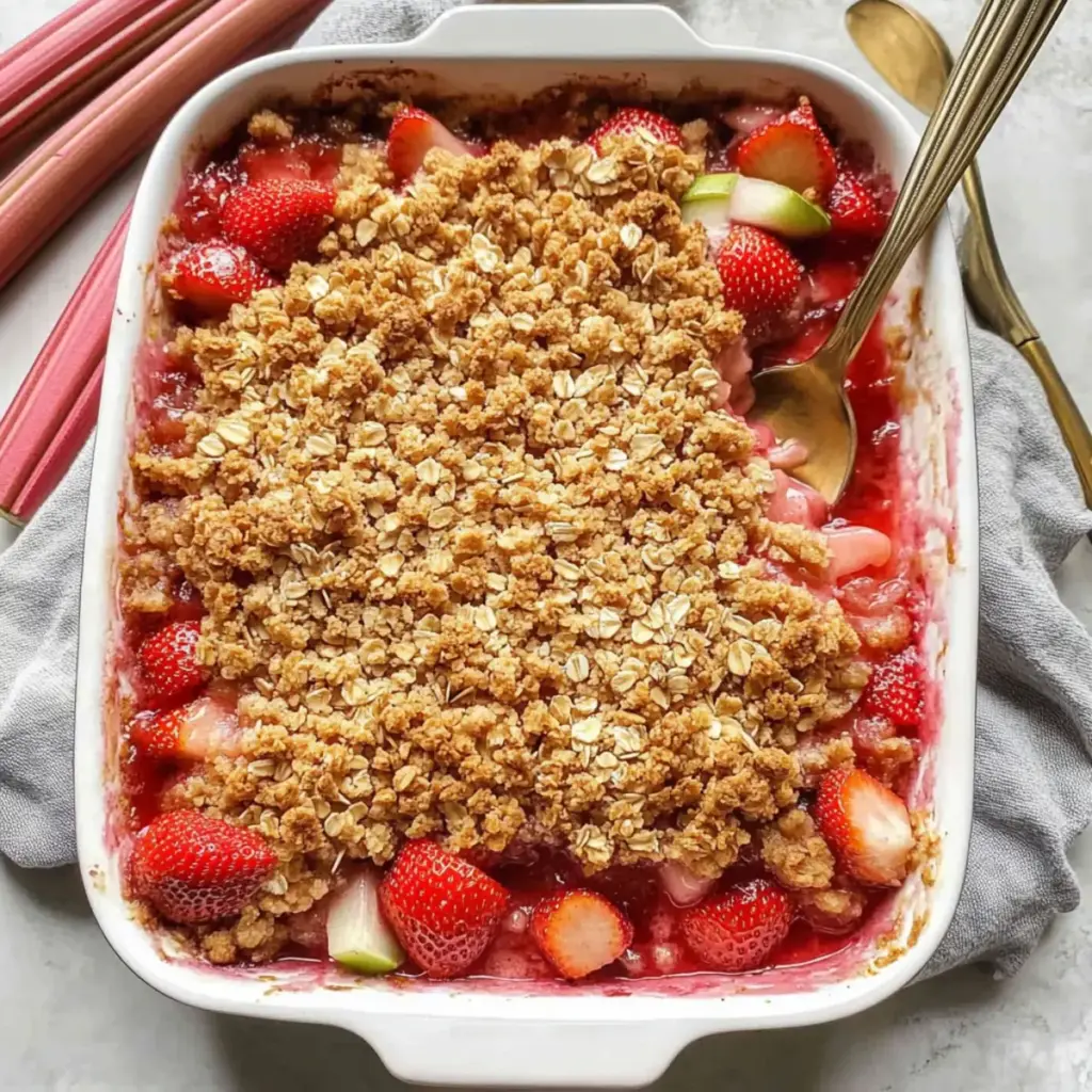 Strawberry Rhubarb Crisp