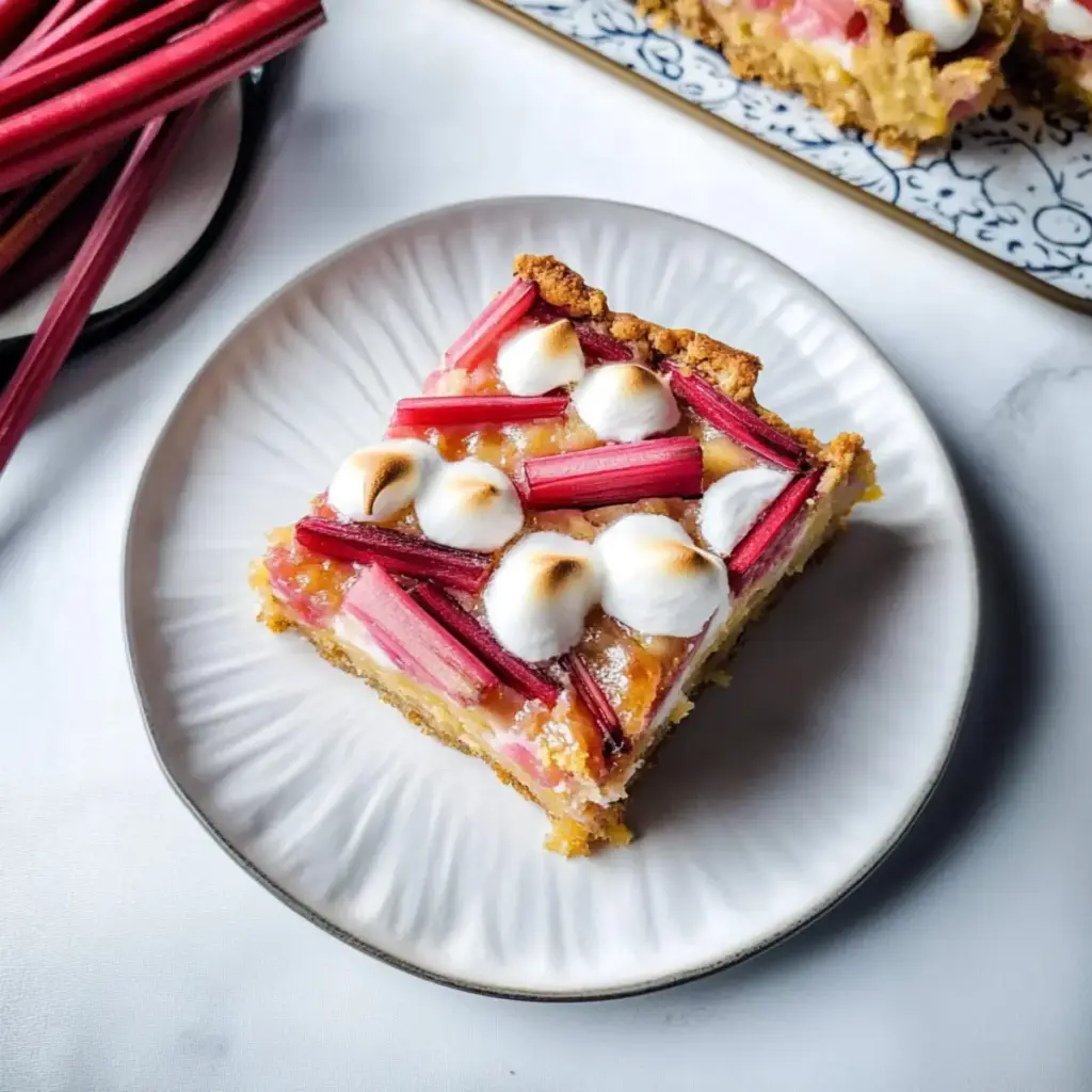 Lemon Rhubarb Bars