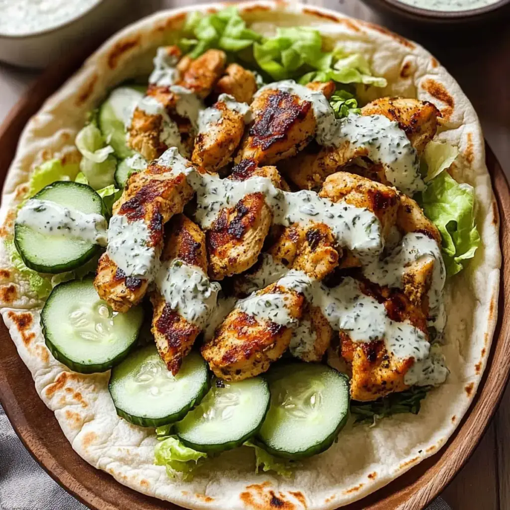 Sheet Pan Chicken Pitas with Herby Ranch