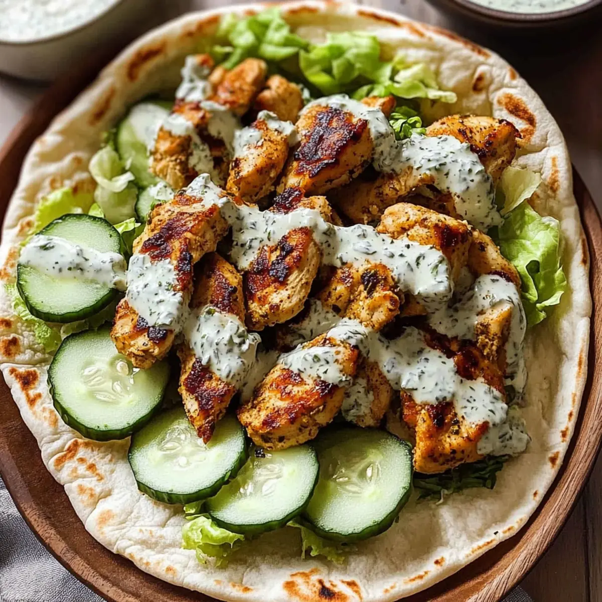 Sheet Pan Chicken Pitas with Herby Ranch
