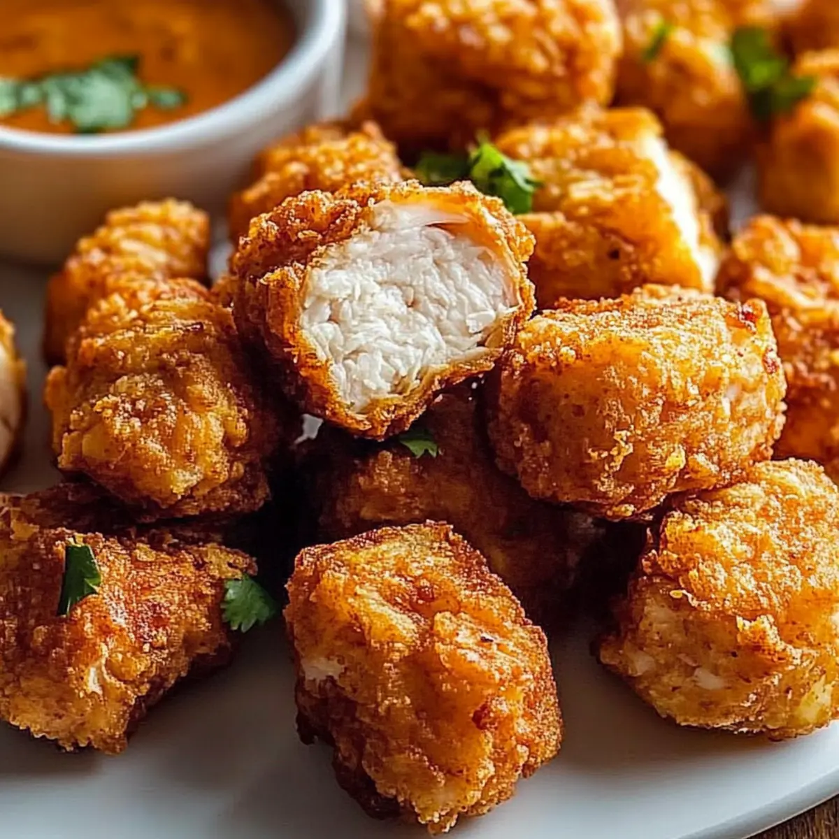 Vegan Spicy Chicken Fried Jackfruit