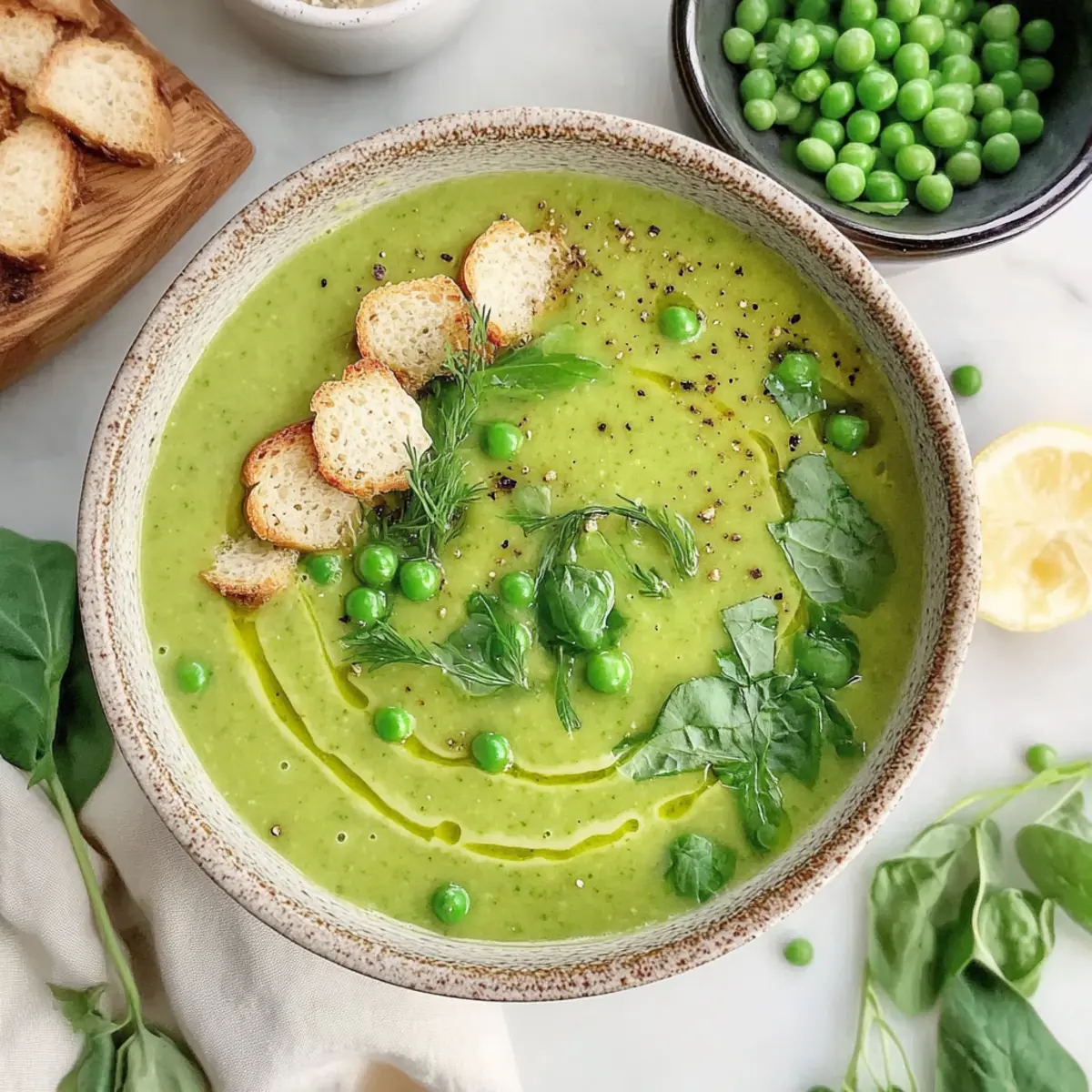 Fresh Pea Soup