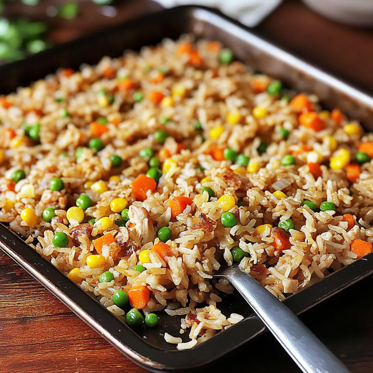 Sheet Pan Fried Rice