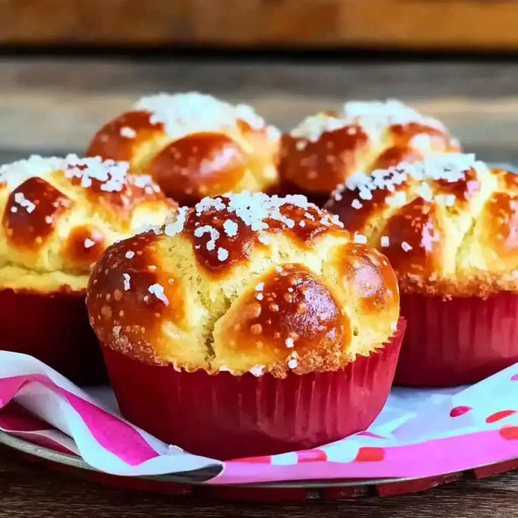 Oktoberfest Pretzel Muffins