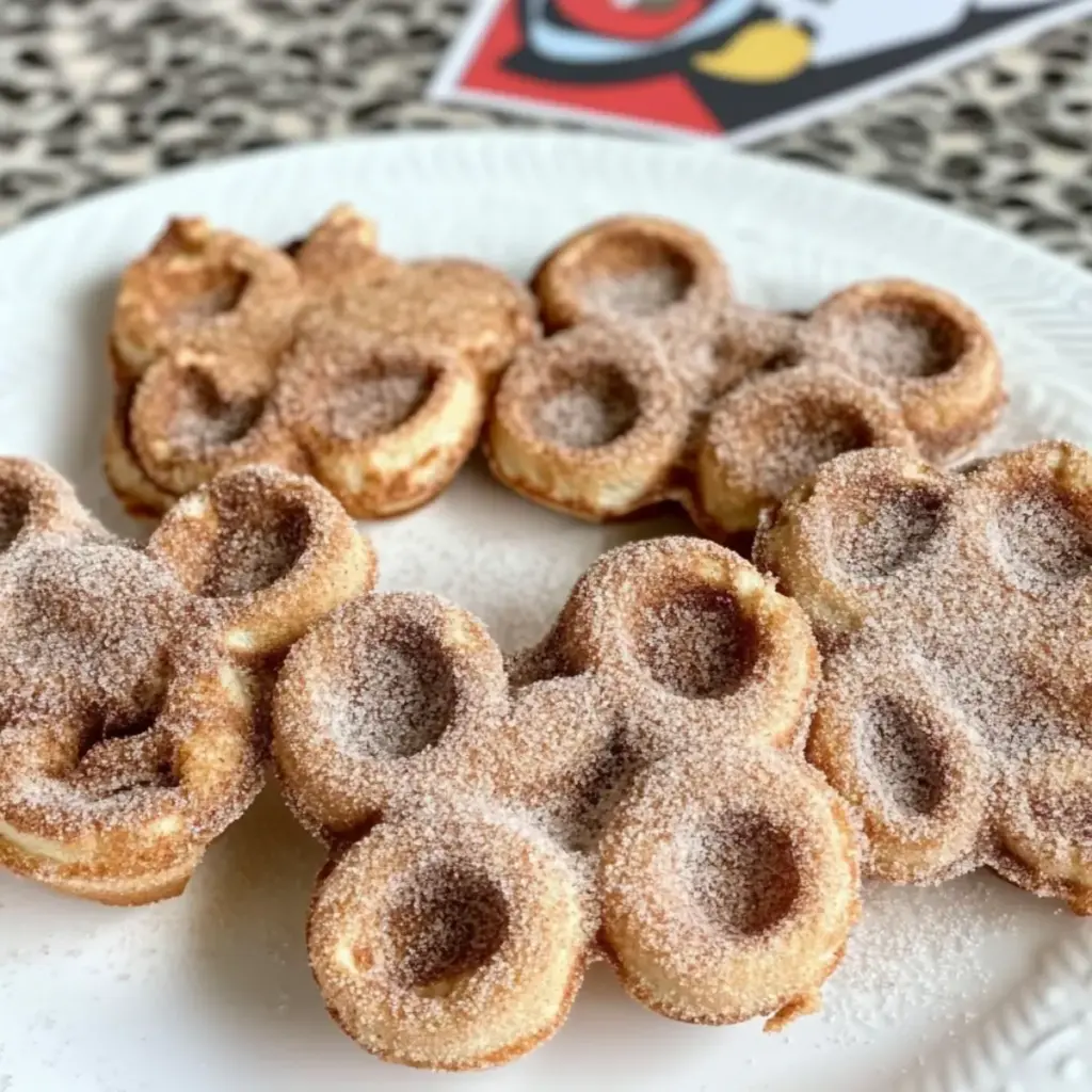 Churro Mickey Waffles Recipe