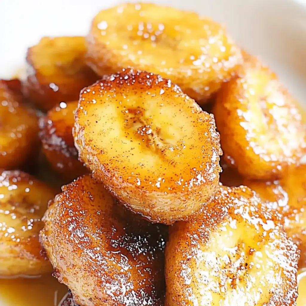 Pan Fried Cinnamon Bananas