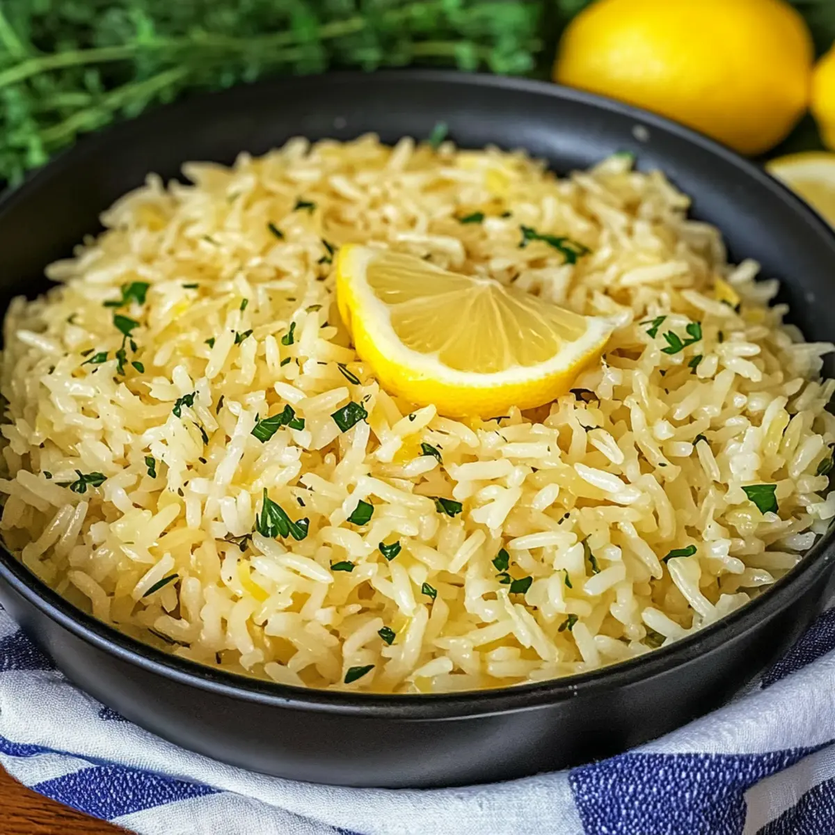 Easy Greek Lemon Rice