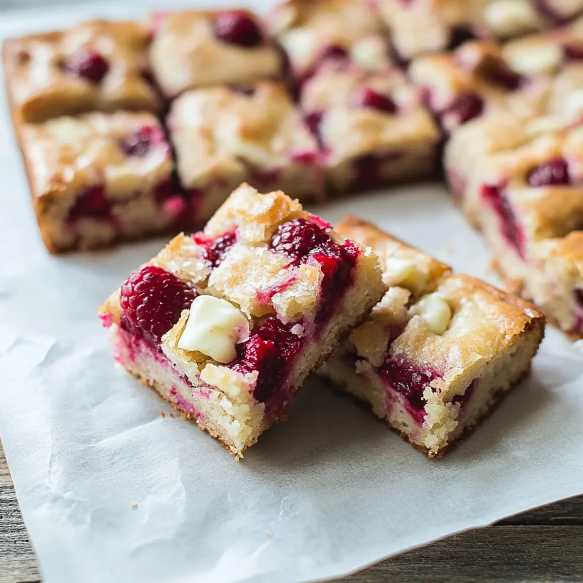 Raspberry White Chocolate Brownies