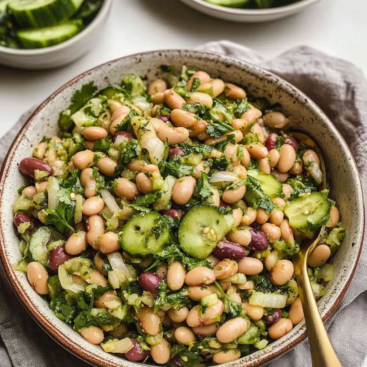 Cilantro Lime Bean Salad