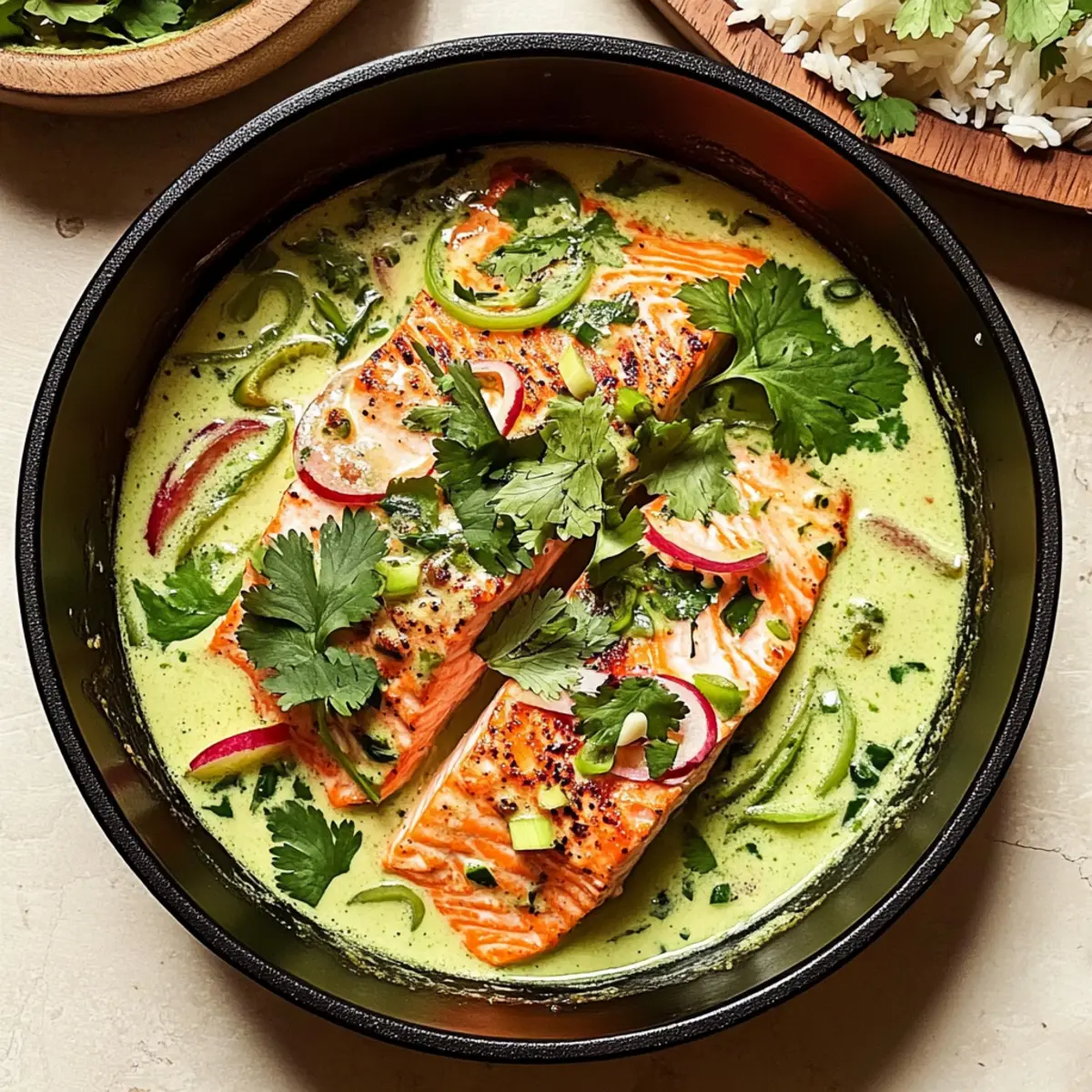 Green Curry Salmon