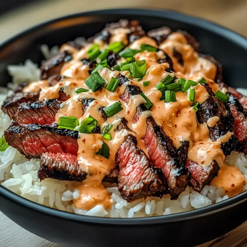 Korean BBQ Steak Rice Bowls