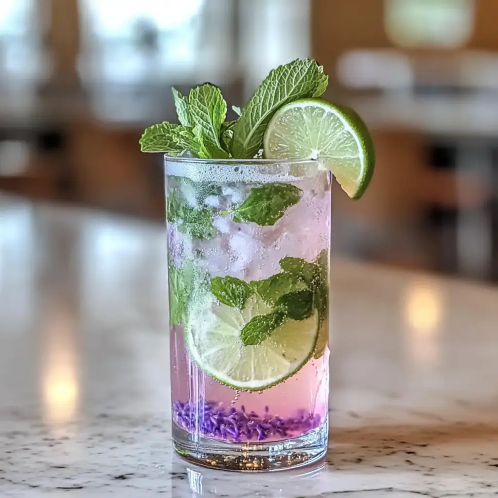 Lavender Mojito Mocktail