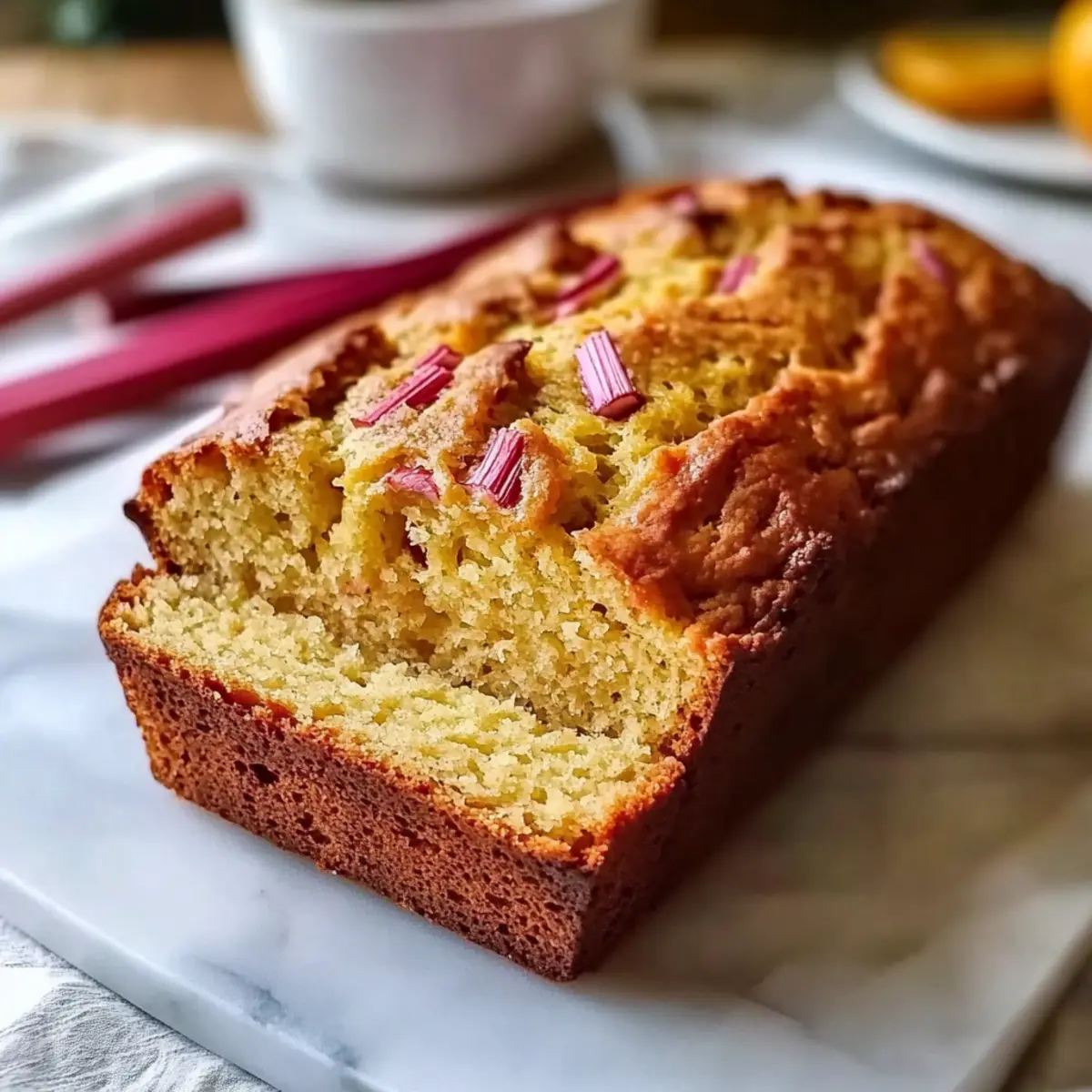 Orange Rhubarb Bread