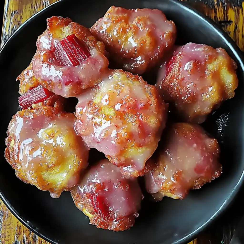 Rhubarb Fritters