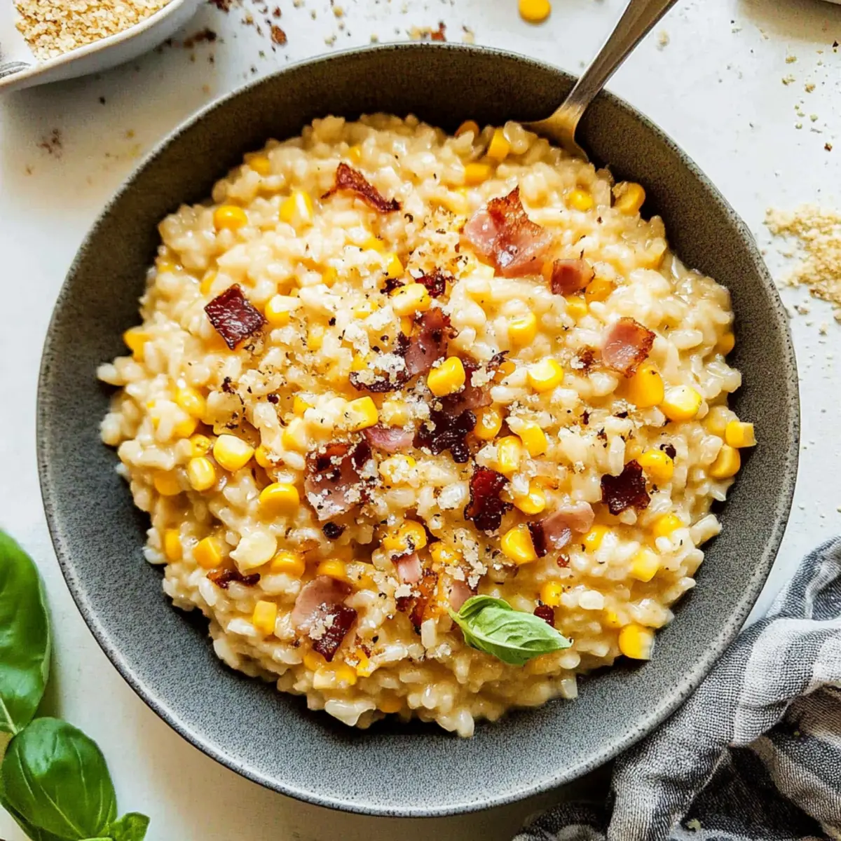 Sweet Corn Risotto