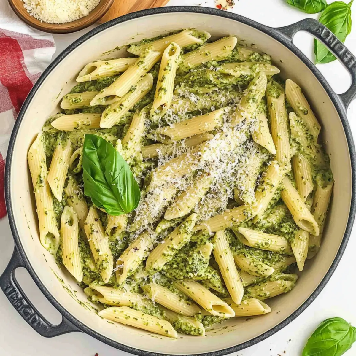 Pesto Ricotta Pasta