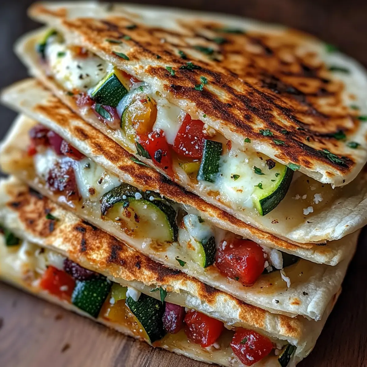 Savor the Flavor: Mediterranean Veggie Quesadillas Made Easy