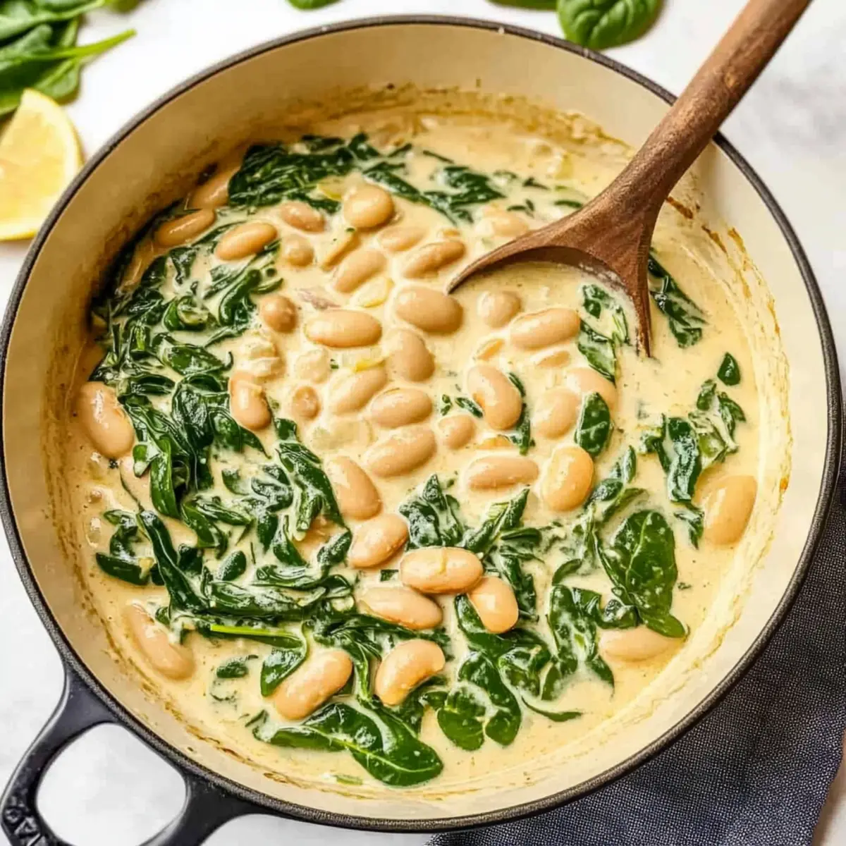 Creamy Miso Butter Beans