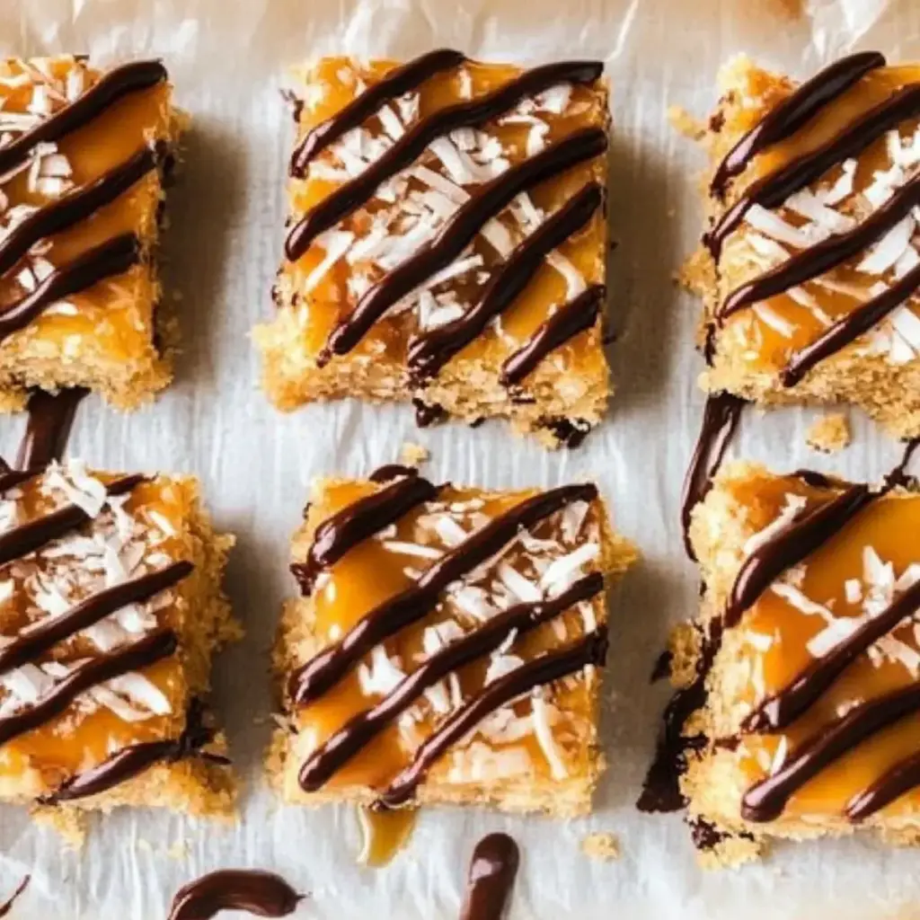Caramel Coconut Bars