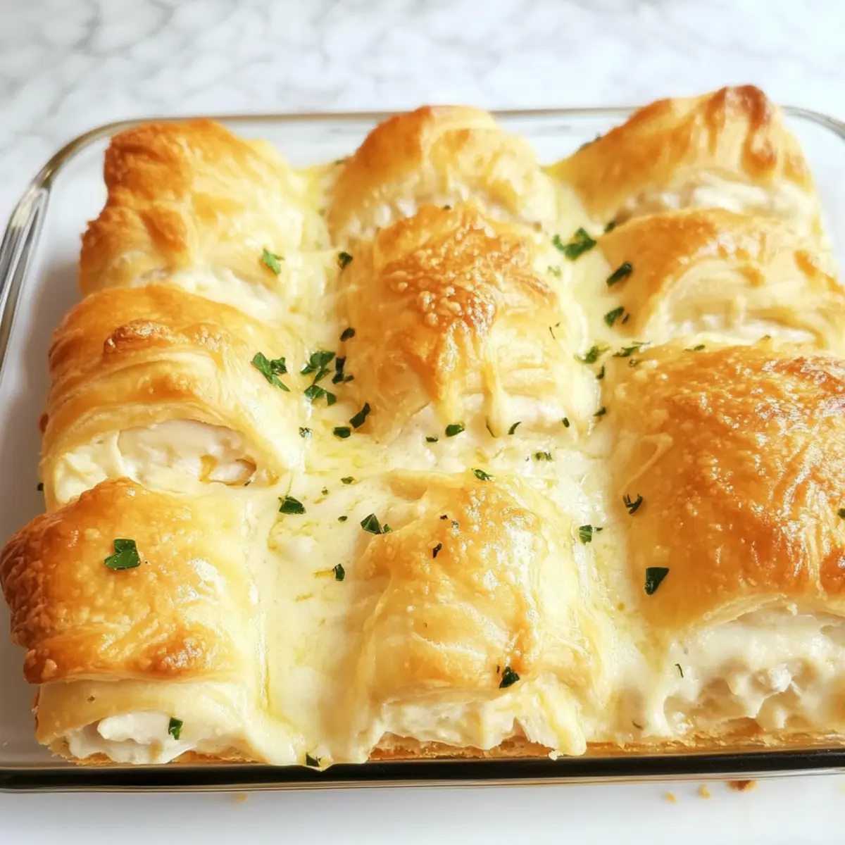 Savory Chicken Alfredo Crescent Roll-Ups for Cozy Nights