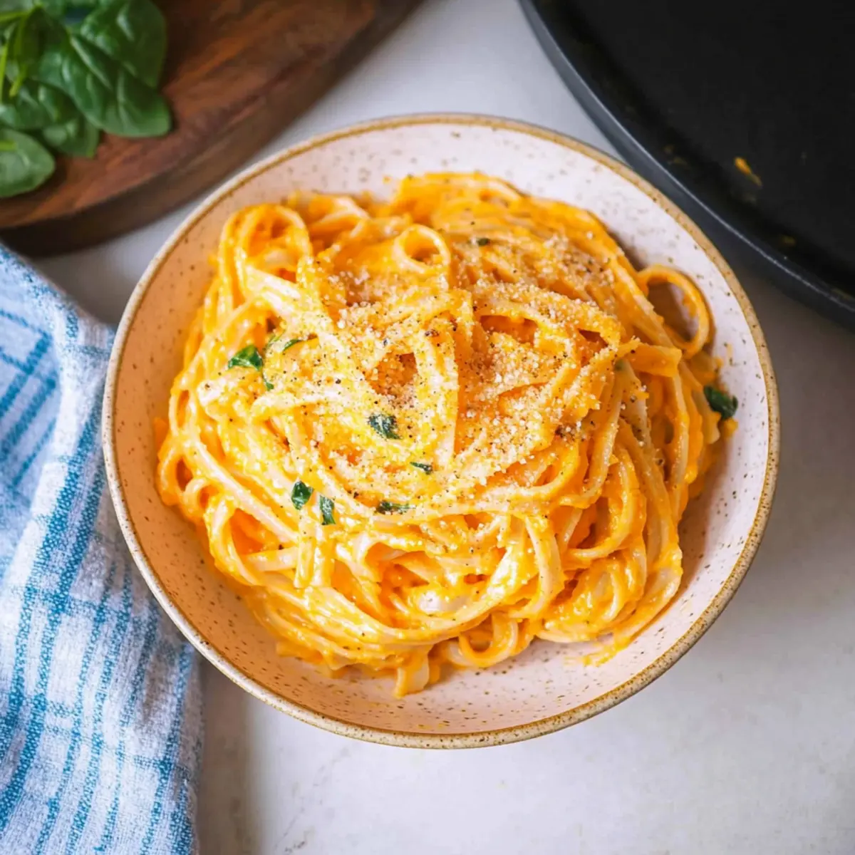 Creamy Vegan Pumpkin Pasta Ready in Just 10 Minutes