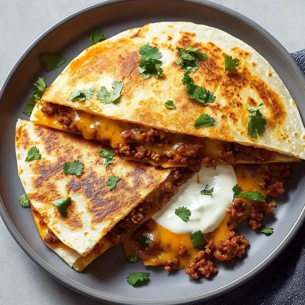 Ground Beef Quesadillas