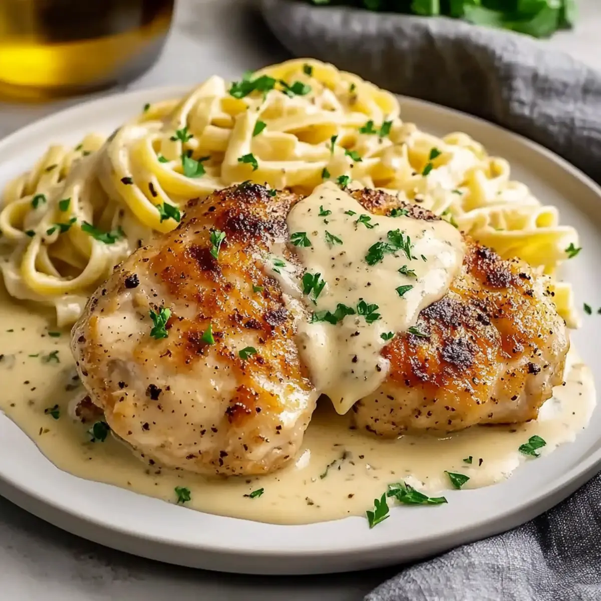 Creamy Parmesan Garlic Chicken in Just 30 Minutes