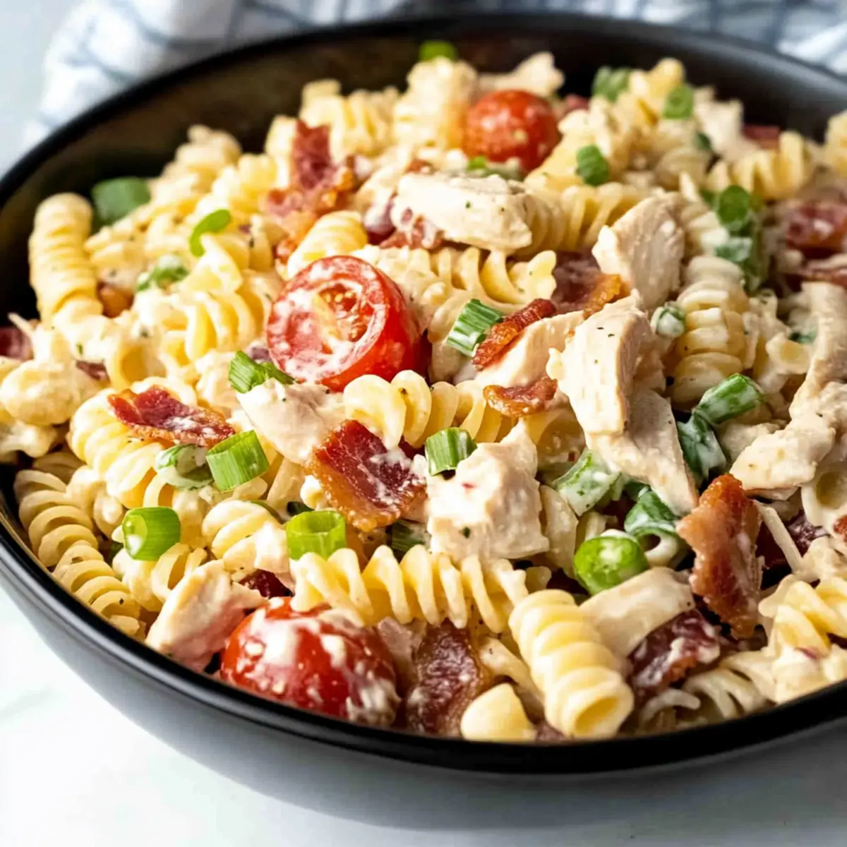 Delicious Chicken Bacon Ranch Pasta Salad for Summer Fun