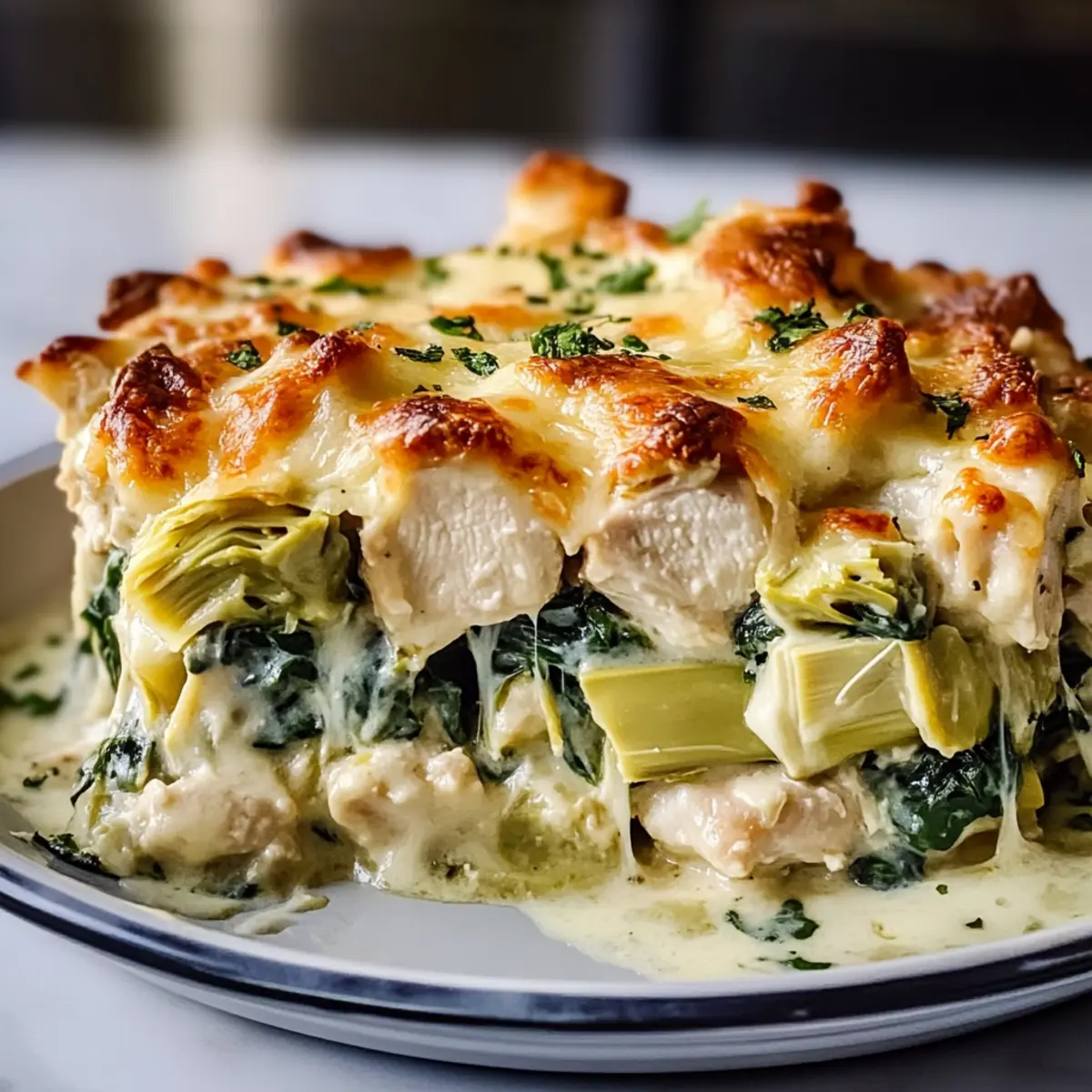 Spinach Artichoke Chicken Casserole for Ultimate Comfort Food