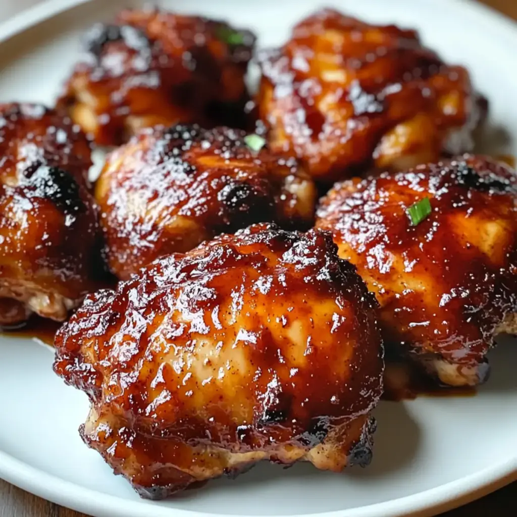 Caramelized BBQ Chicken Thighs