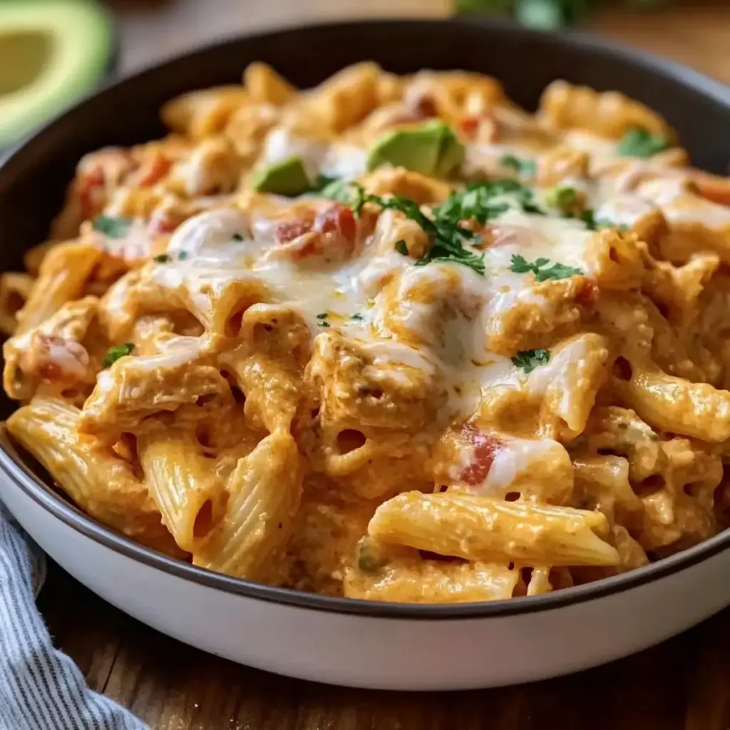 Crockpot chicken taco pasta