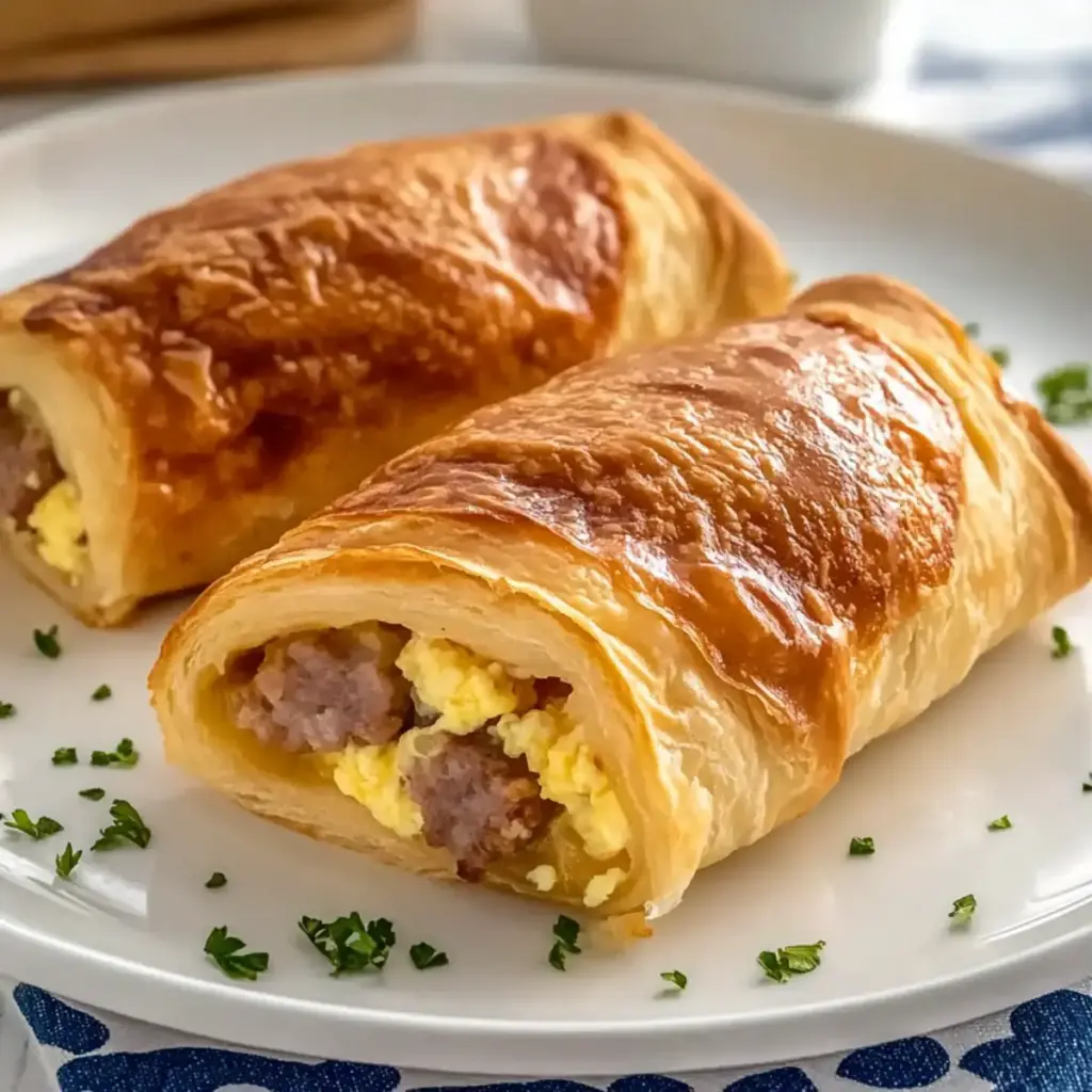 Sausage Egg Breakfast Roll-Ups