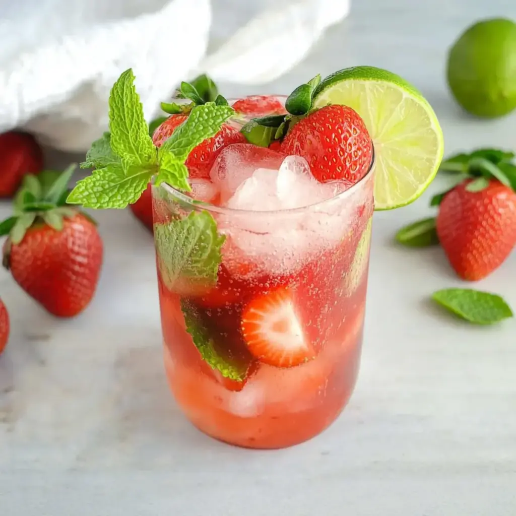 Virgin Strawberry Mojito