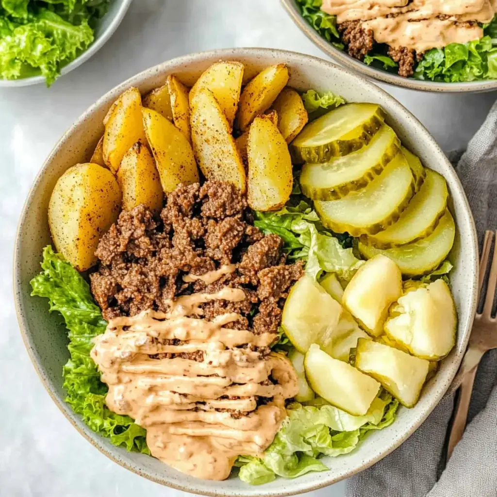 healthy burger bowls