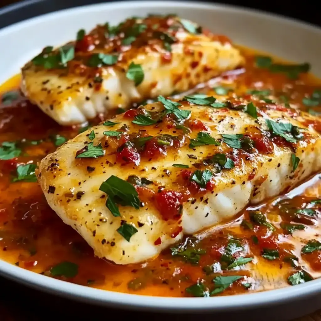 Tilapia in Roasted Pepper Sauce Recipe