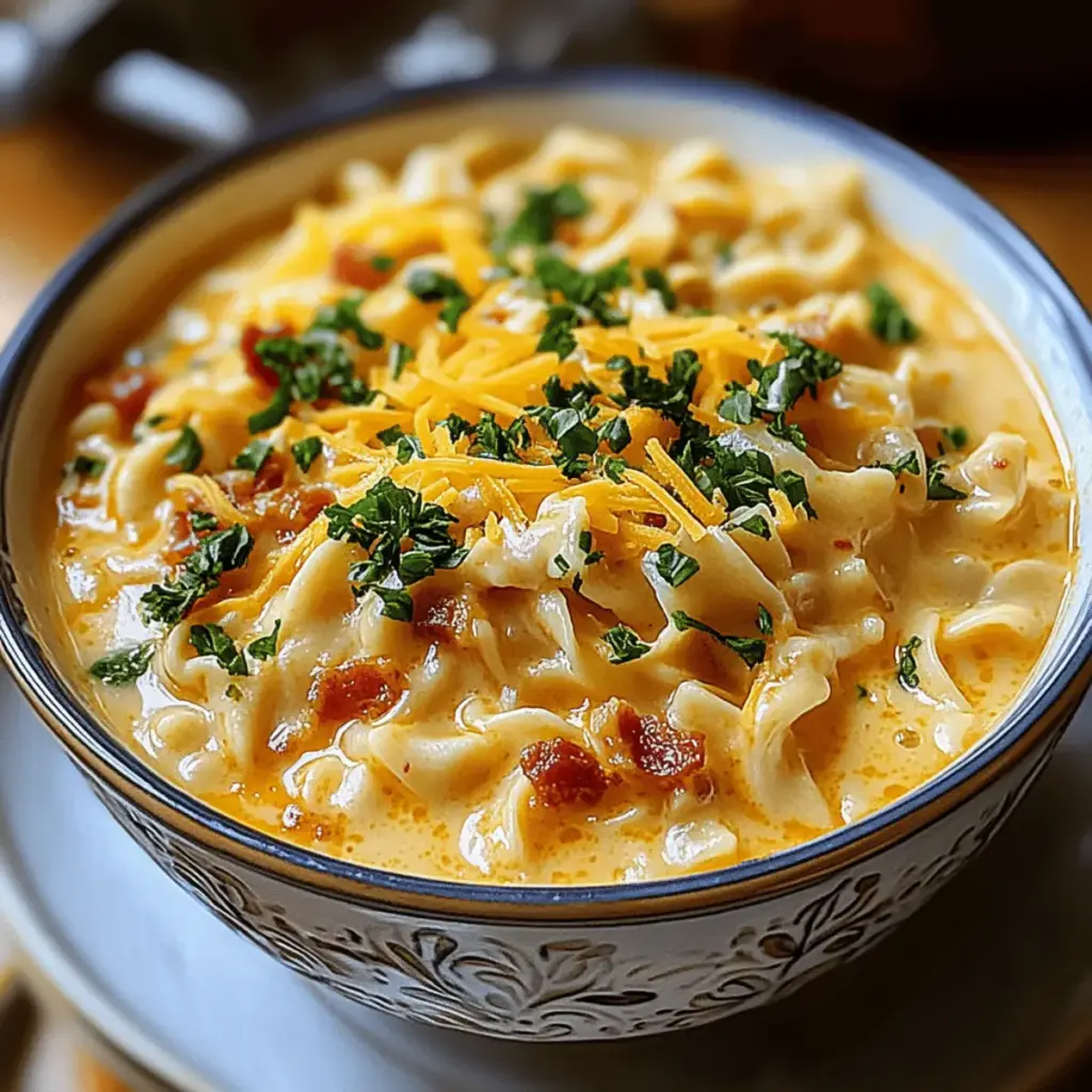 Crack Chicken Noodle Soup